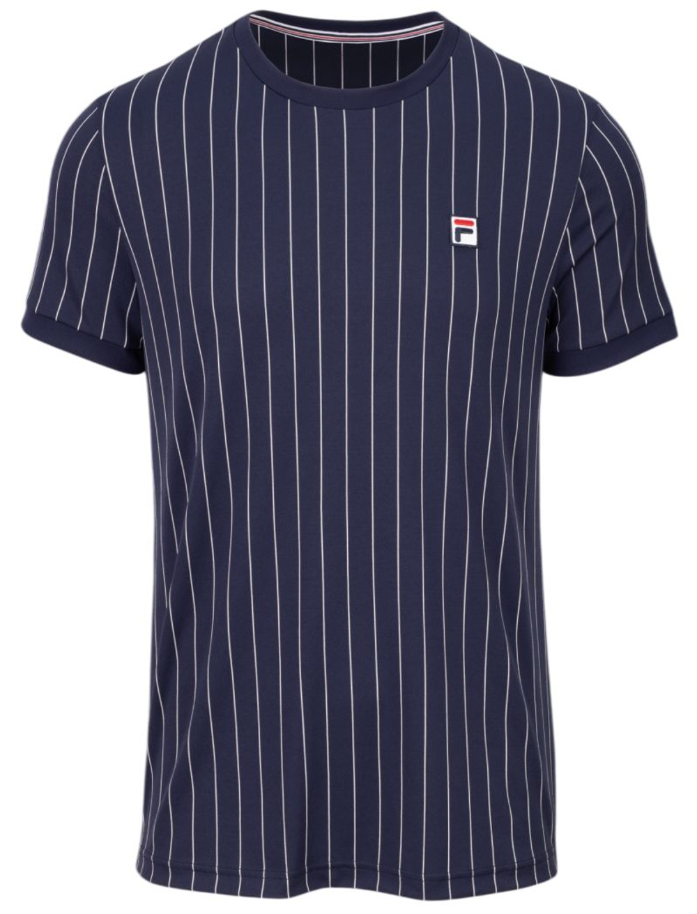 Теннисная футболка Fila BB1 Stripes - navy/white