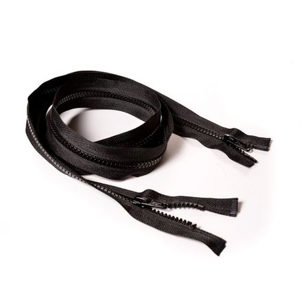 Молния курточная № 5 "Judson" трактор, 2-замковая, 120см, чёрный