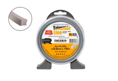 Леска для мотокосы "REZER" ULTRA-PRO «Alulon» (3.0 мм, 15 м, квадрат)