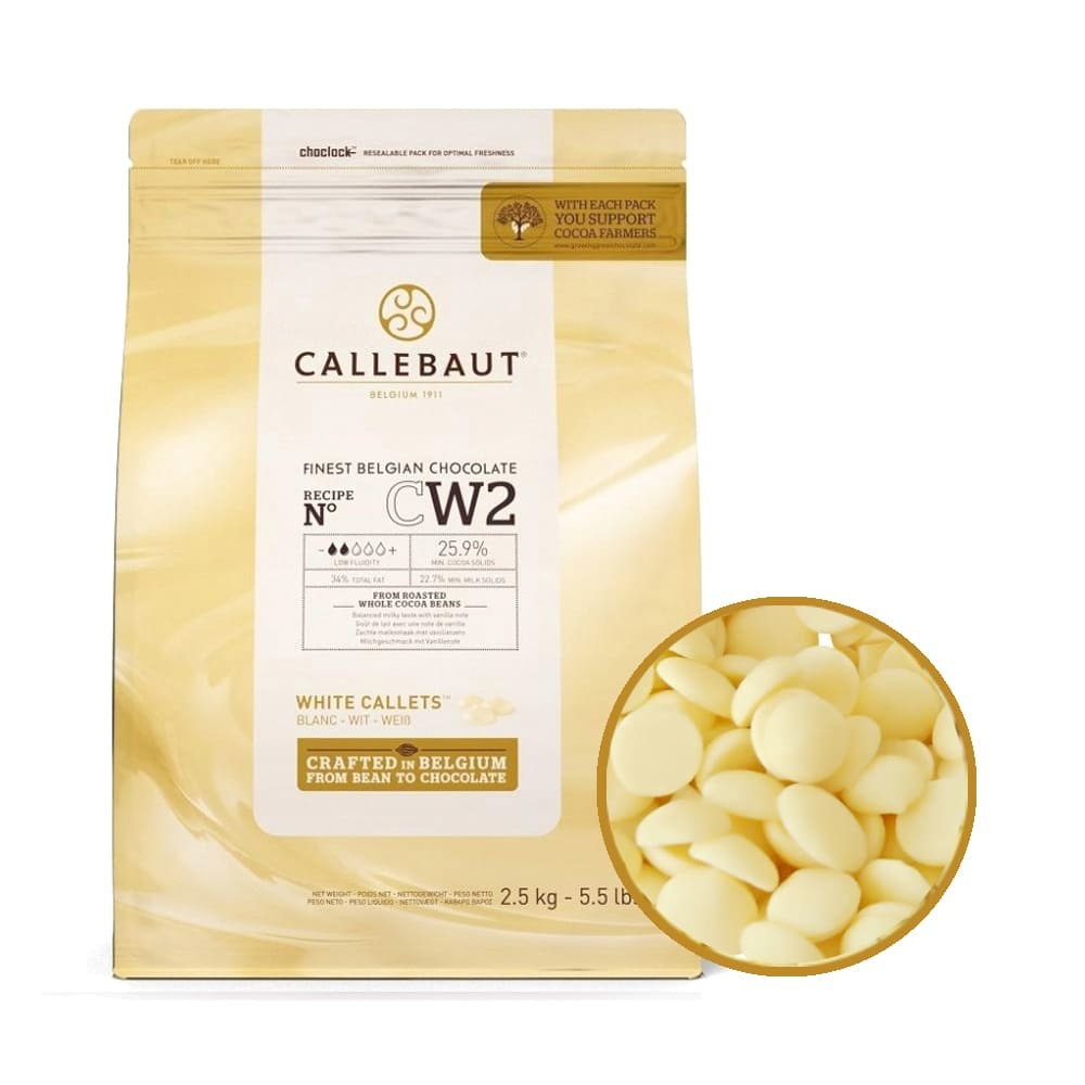 Шоколад белый 25,9% Callebaut 500гр