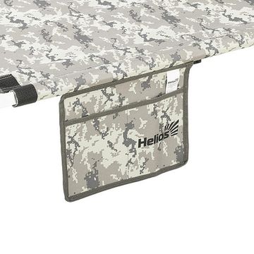 Кровать походная алюм.профиль 25х25мм, КМФ цифра, 300кг (T-HS-BD640-190-DG) Helios (пр-во Тонар)