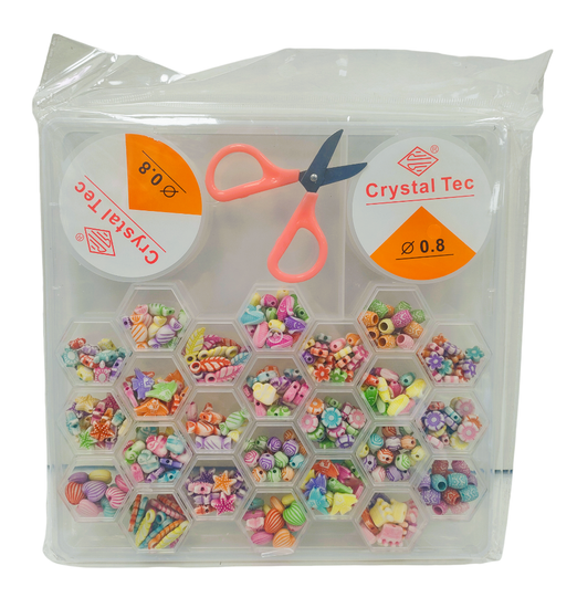 Набор бусин для создания украшений , в ассортименте