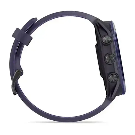 Умные часы Garmin Forerunner 570 - 47 мм Алюминий индиго с полупрозрачным ремешком цвета имперского фиолетового индиго