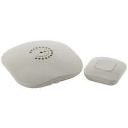 Звонок дверной ЭРА BIONIC Ivory беспроводной слоновая кость 6 мелодий | Электрозвонки беспроводные