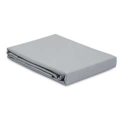 Простыня из премиального сатина светло-серого цвета из коллекции essential, 240х270 см