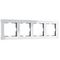 Рамка Werkel Acrylic на 4 поста белый W0042701 4690389190520