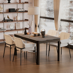 Стол обеденный leif, 160х90х75 см, серо-бежевый