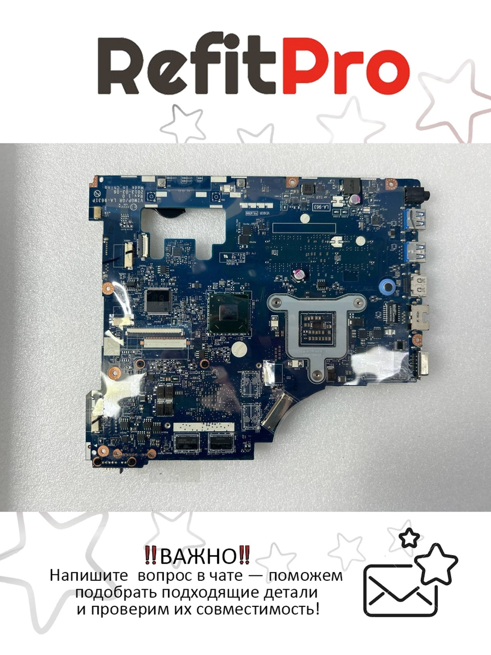 Материнская плата для ноутбука Lenovo G500 VIWGP/GR LA-9631P W8S DIS HM70 1G 18W (90002826), оригинал