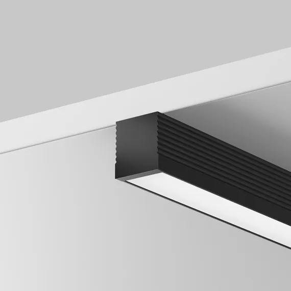 Алюминиевый профиль накладной 8x9 (Черный, 2 м), ALM-0809-B-2M 631002 Led Strip 631002