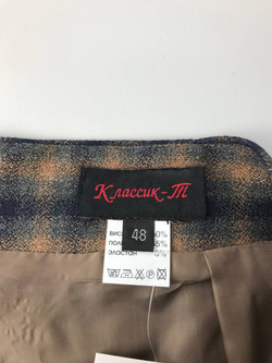 Юбка Классик Т в клетку 48 размер