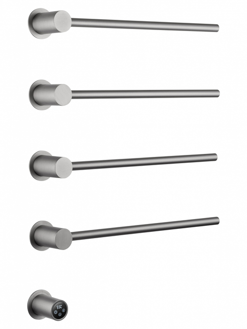 Полотенцесушитель электрический встраиваемый WONZON & WOGHAND HAMBURG, Брашированный никель (WW-AL314-BR)