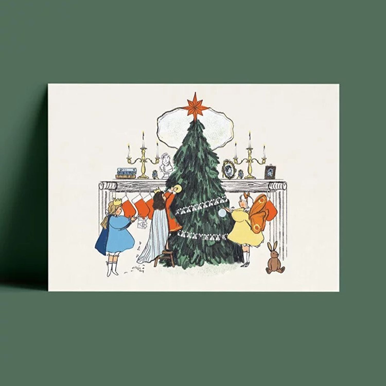 Открытка - Украшение елки