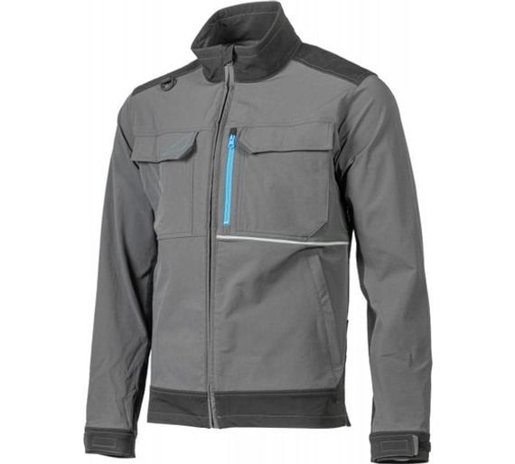 Куртка рабочая 4-way stretch темно-серая TAUBER Högert, арт. HT5K811