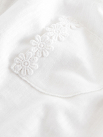 Футболка с вышивкой для девочки Next M48-894, Белый