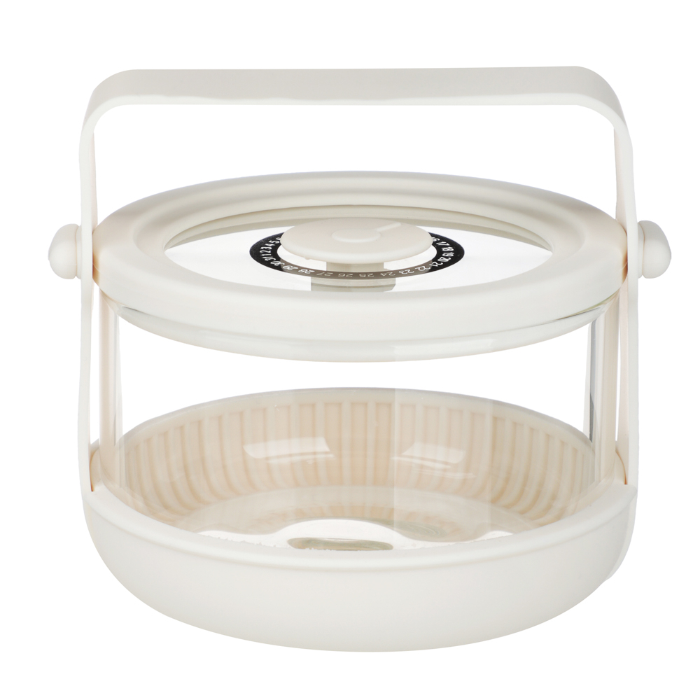 Контейнер ланч-бокс тм SATOSHI 400 мл, боросиликатное стекло, силикон