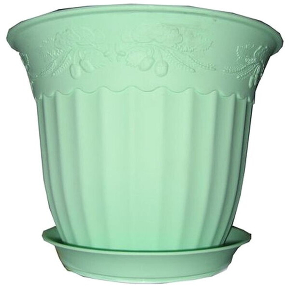 Кашпо ДУБОК 5л Д250 мм фисташка (1/25)