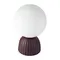 Лампа настольная texture moon, D20х29 см, вишневая