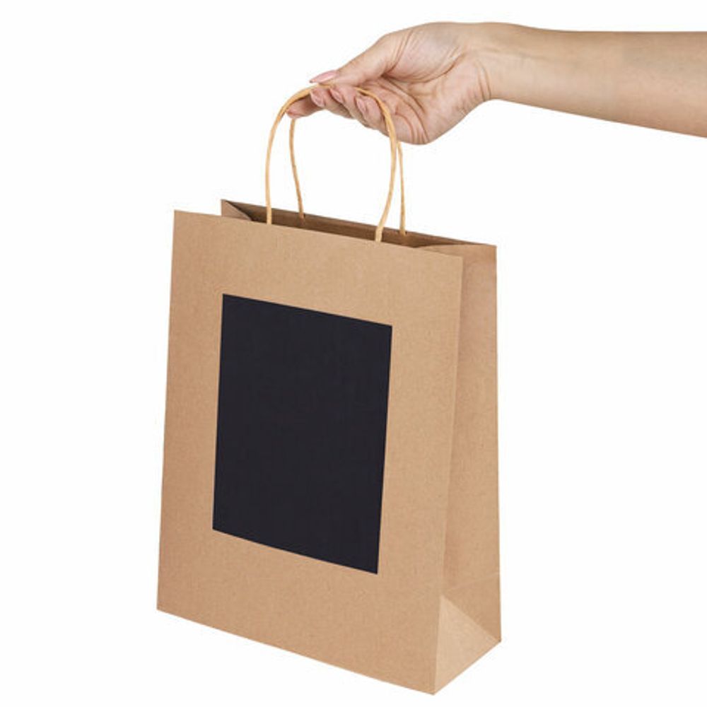 Пакет подарочный (1 штука) 26x13x32 см, скретч-слой + стилус, "Kraft Mix", ассорти, ЗОЛОТАЯ СКАЗКА, 591972