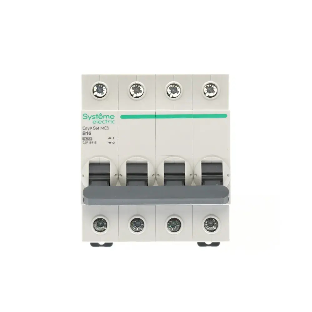 City9 Set Автоматический выключатель (АВ) B 16А 4P 6kA 400В