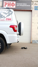 Фаркоп усиленный для УАЗ Патриот 2005+ под штатный бампер (без шара и переходника) РИФ