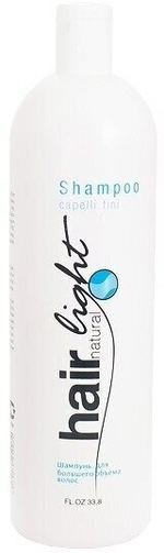 HC HAIR LIGHT Шампунь для большего объема волос 1000мл "Hair Natural Light Shampoo Capelli Fini"