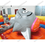 Коммерческий надувной батут "Кот на отдыхе"