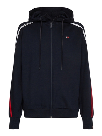 Куртка теннисная Tommy Hilfiger Trim Full Zip Hoody - Blue