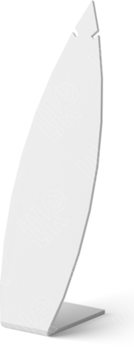 Подставка для кулона/фигурная/2 прорези