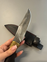 Кизлярский нож с головой (латунь) 4 мм сталь 95Х18