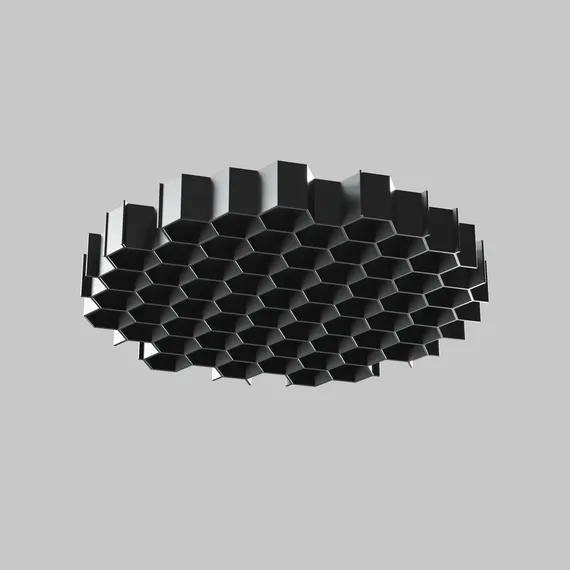 Антибликовая решётка ⌀24мм Technical honeycomb-d24
