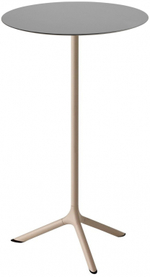 Стол ламинированный барный Scab Design Tripe, тортора, светло-серый