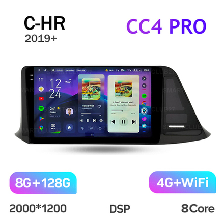 Teyes CC4 Pro 9" для Toyota C-HR 2019+ (тип2)