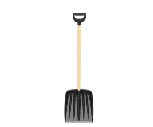 Лопата снеговая Титан АльтПласт (470х360мм) с/ч и V-ручкой