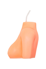 Оранжевая сувенирная свеча «Женский силуэт»