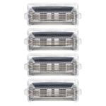 Bulldog Skincare For Men, Original Steel Blades, запасной блок, 4 шт.