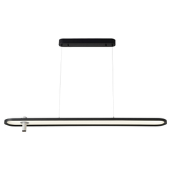 Светильник подвесной Crystal Lux CONTOUR SP45W LED BLACK