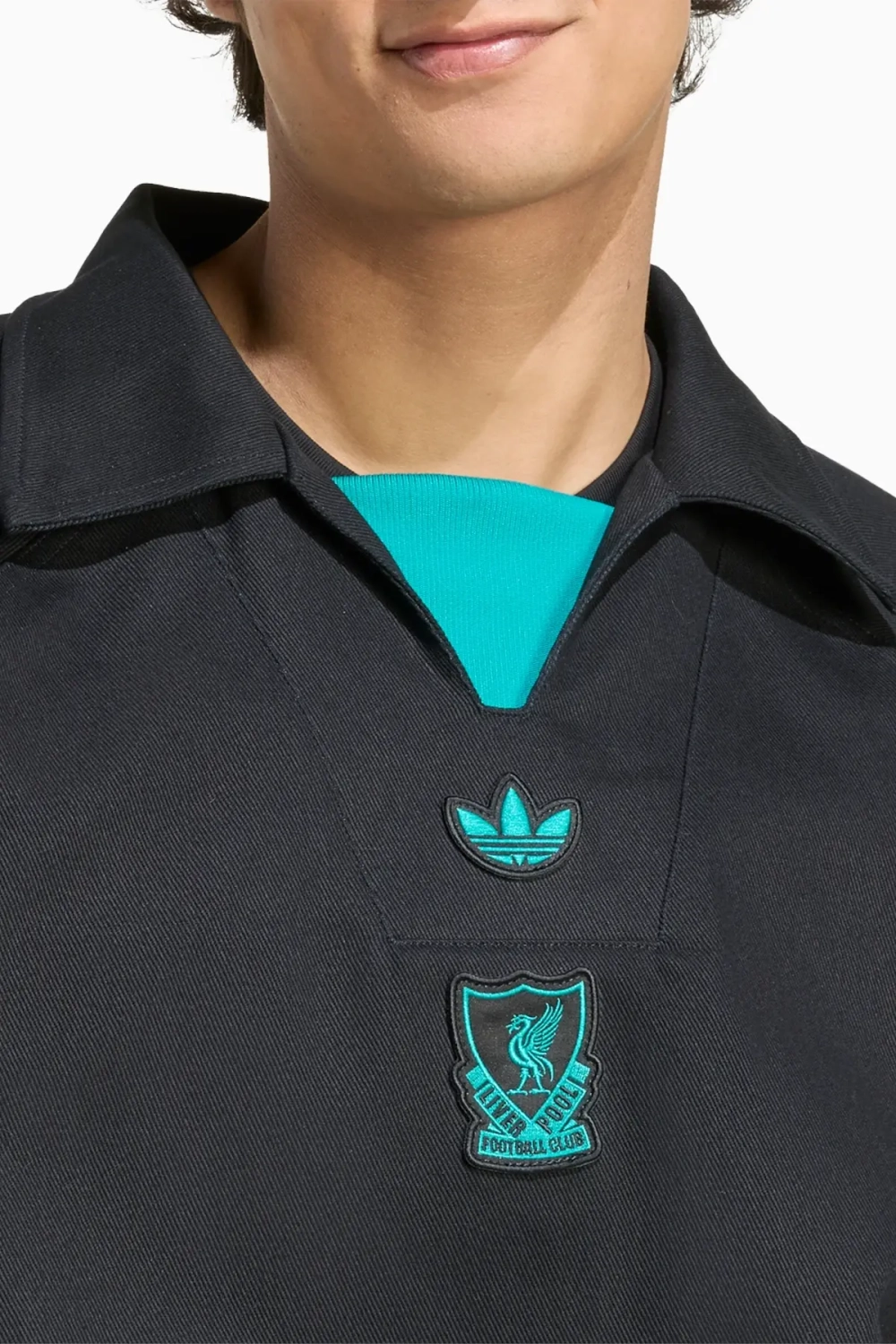 Кофта adidas Liverpool FC 25/26 Terrace Icons Drill - черный