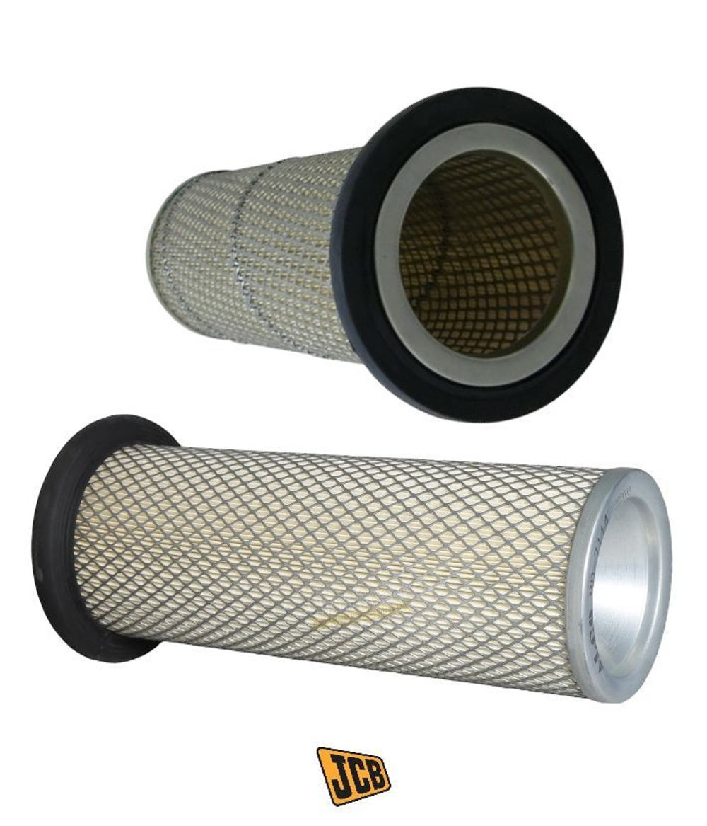 Фильтра воздушные в комплекте JCB 580/12020 - 580/12021, 7242/50252, 580-12020, 580-12021, 7242-50252, 58012020, 58012021, 724250252