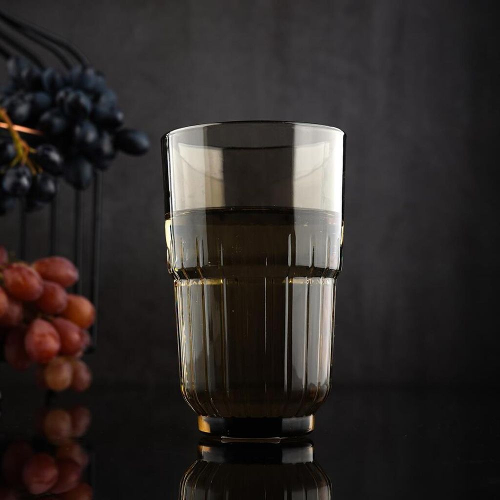 Стакан Хайбол 425 мл "Taro" Smoky d 8,2 см h13,3 см P.L. - BarWare [6]
