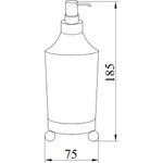Дозатор Boheme Hermitage 10329 BRONZE