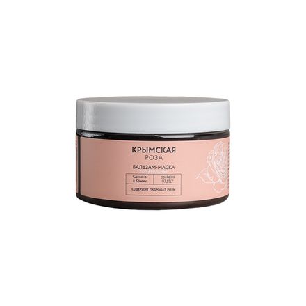 Бальзам-маска для волос "Питательная" с гидролатом розы