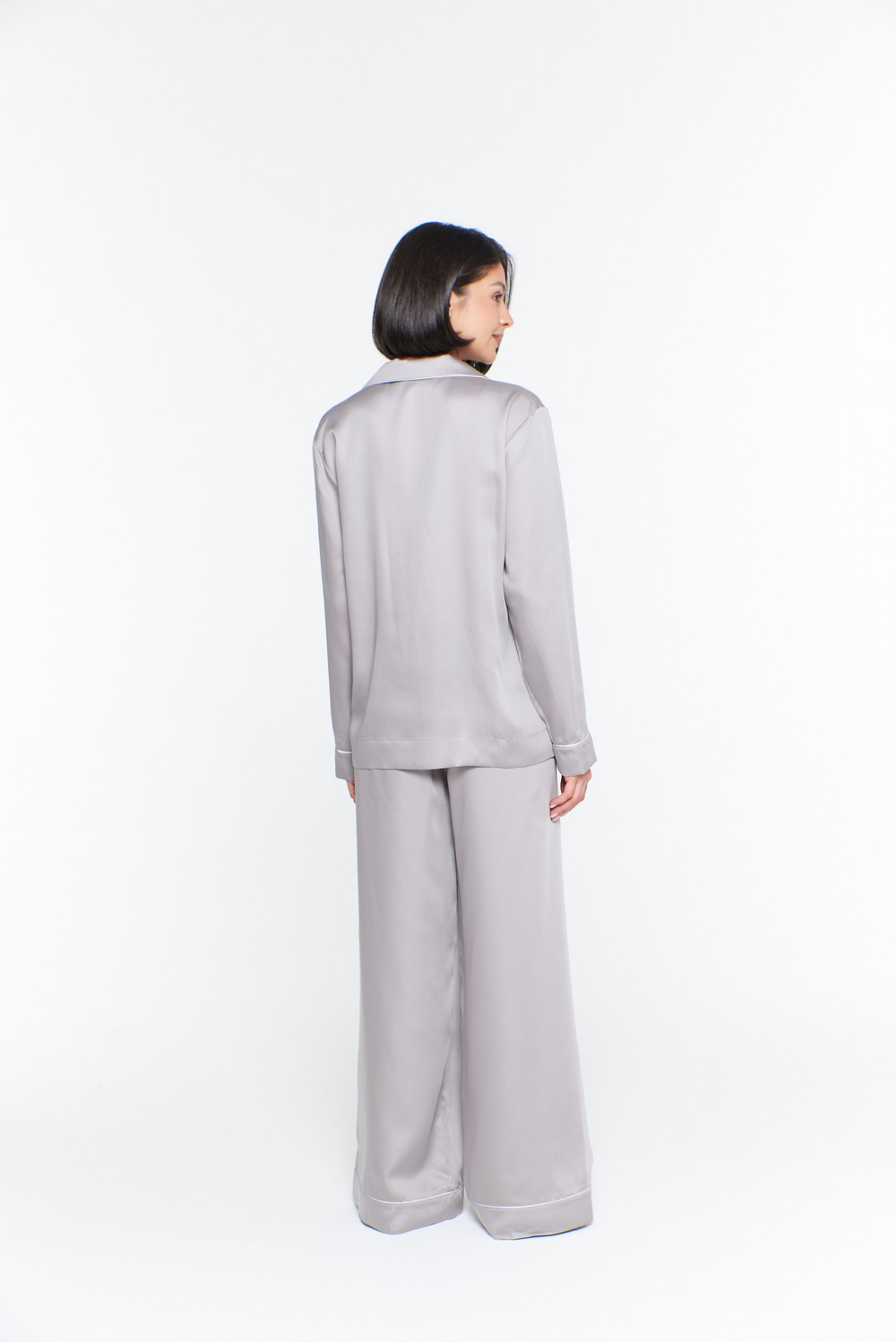 Пижама из тенселя с кантом - размер S