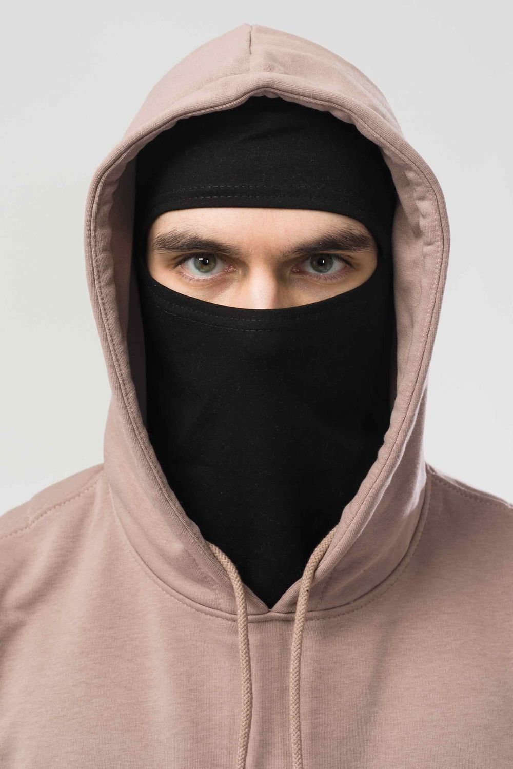 Худи Codered Base Hoodie Wide Summer Logo R Бежевый Темный/Белый принт CODERED