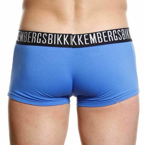 Мужские трусы боксеры темно-голубые Bikkembergs Blue Boxer