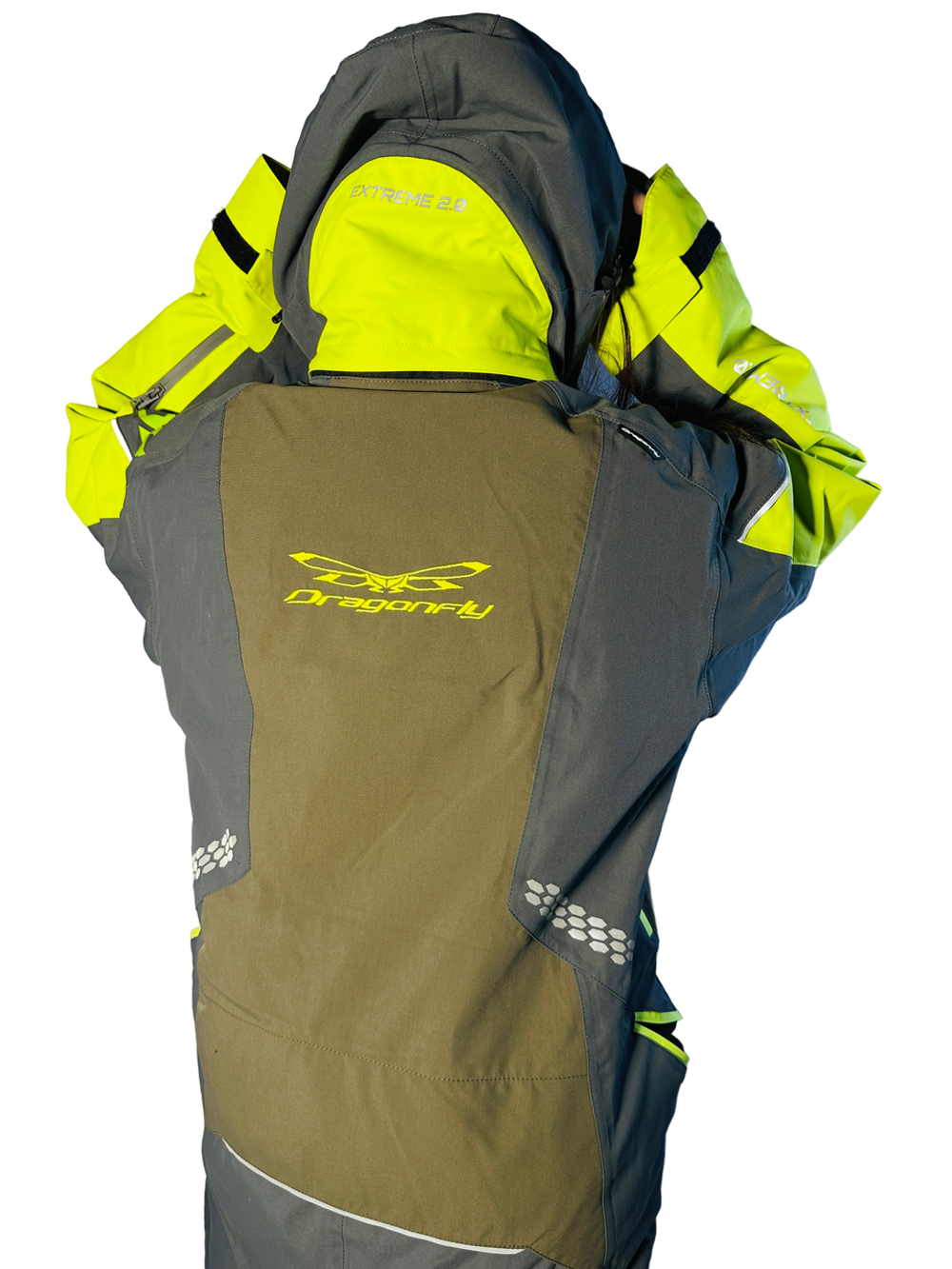 Комбинезон EXTREME 2.0 Man Grey - Brown - Lime Утепленный (100) (KL)