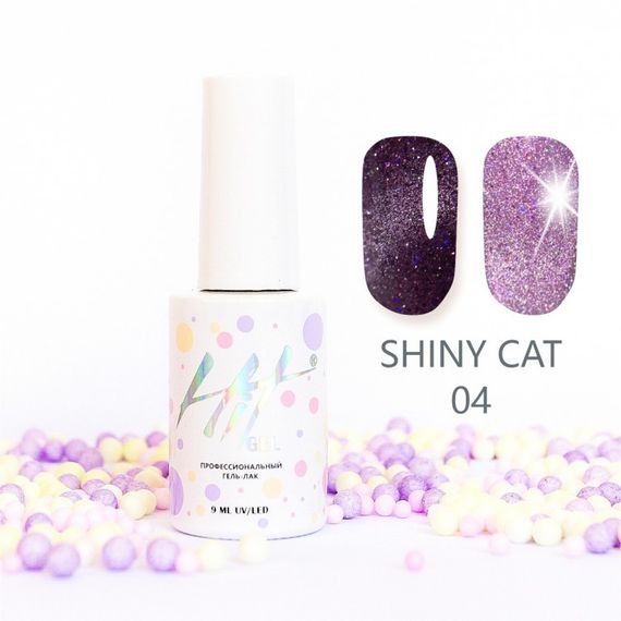 Гель-лак ТМ &quot;HIT gel&quot; №04 Shiny cat, 9 мл