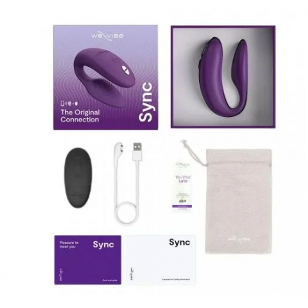 Вибратор для пар We-Vibe Sync 2 фиолетовый
