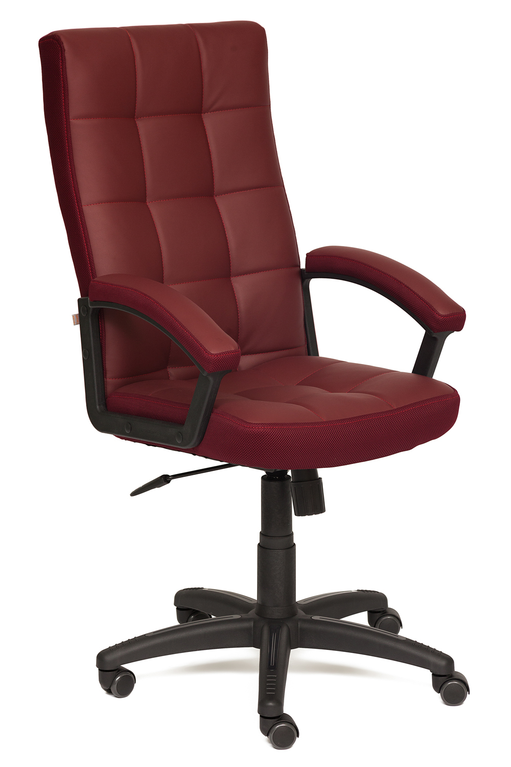 Trendy Кресло офисное (бордовый кожзам)