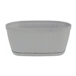 Горшок для цветов InGreen BARCELONA 2,7л, 275х145мм овальный утренний туман