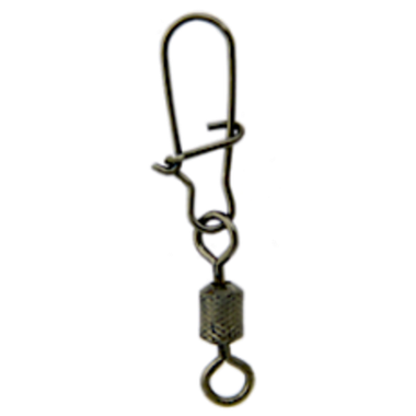 Вертлюг с карабином Saikyo SA-302-02 с застежкой Nice №02 30кг 10шт